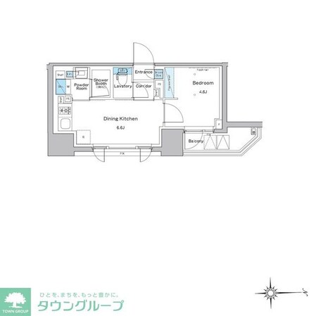 ルフォンプログレ門前仲町プレミアの物件間取画像
